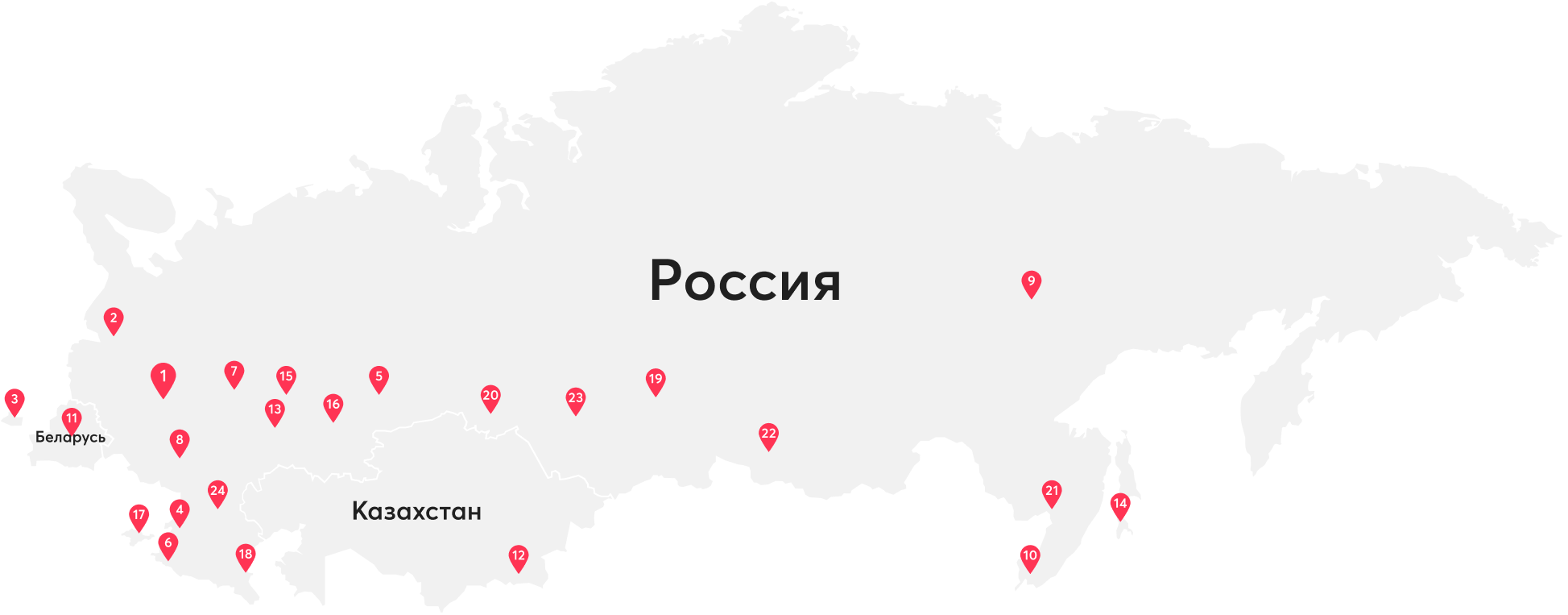 География продаж